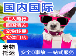 烟台蓬莱机场货运国际宠物托运 【国